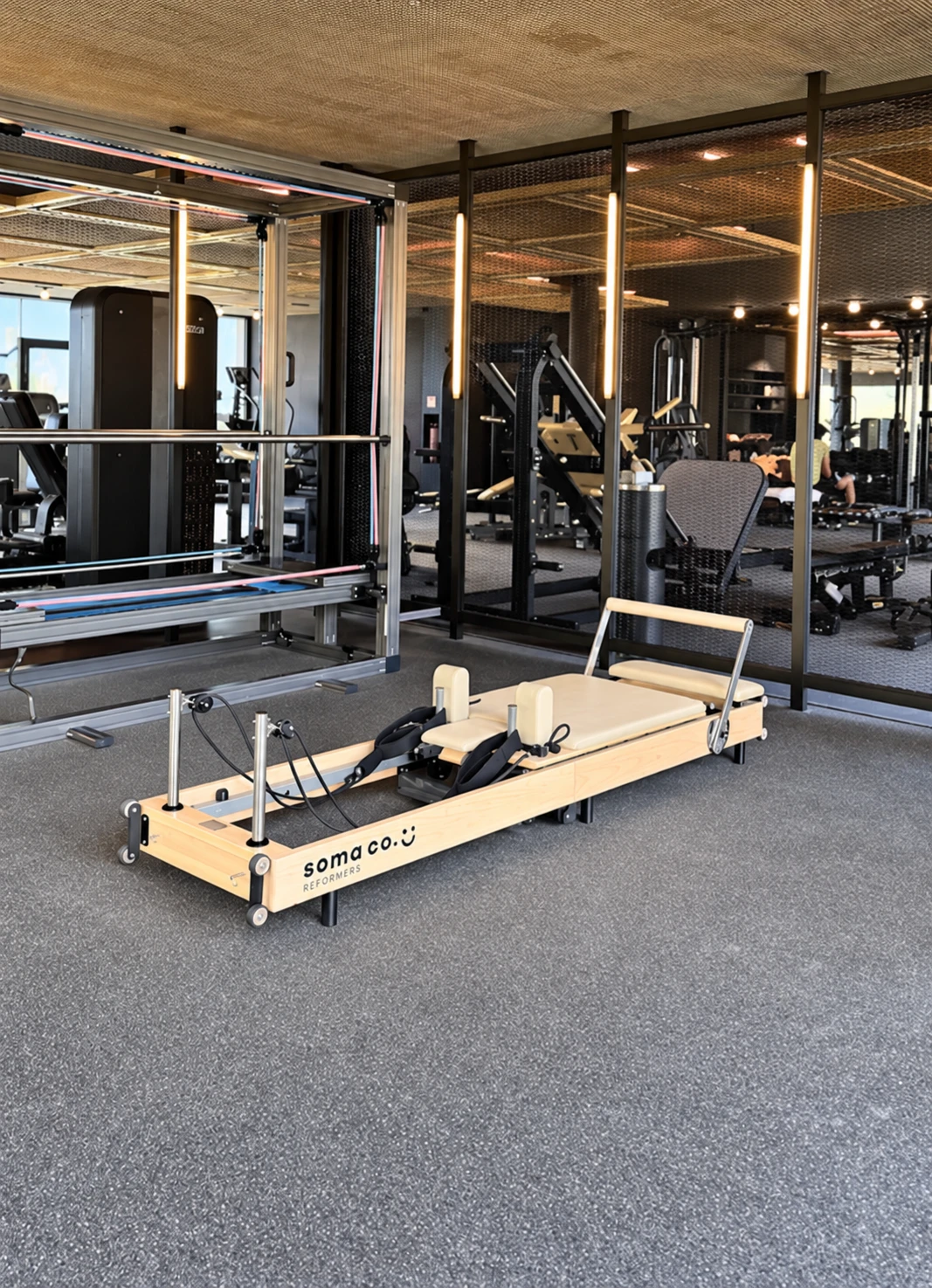 Soma Co. Reformer im Fitnessbereich des Alpenresorts Schwarz