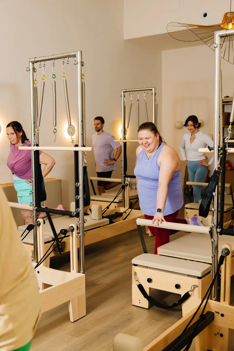 Small-group Tower practice in the Movement Lab
